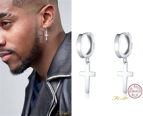 Mens Cross Earrings Is A Great Accessory The Streets Fashion And Music