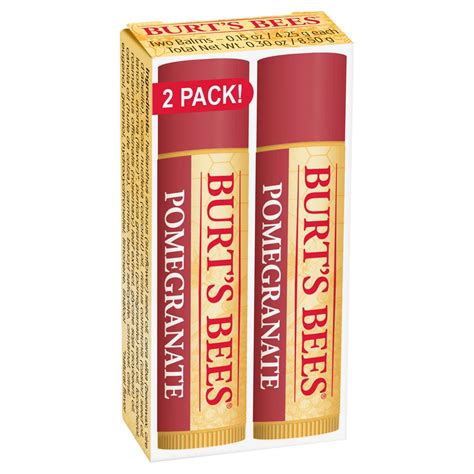 Burts Bees Replenishing Lip Balm With Pomegranate Oil Shop Lip Balm