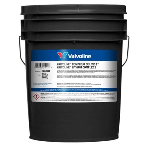 VALVOLINE Grasa Litio EP 2 16 Kg ZALO Distribuidor De Refacciones