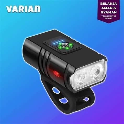 Jual Lampu Depan Sepeda Led Super Terang Tahan Air Usb Rechargeable