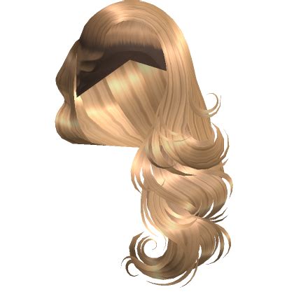 Glamorous Side Swept Hair In Blonde S Code Price RblxTrade