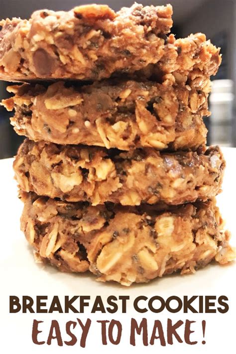 No Bake Breakfast Cookies