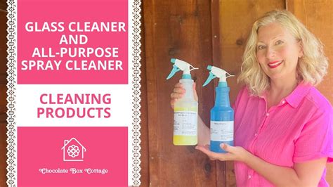 Glass Cleaner Spray And All Purpose Cleaning Spray Homemade Cleaning Products Youtube