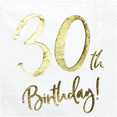 30th Birthday Party Decorations | Thirtieth Party Supplies & Tableware ...
