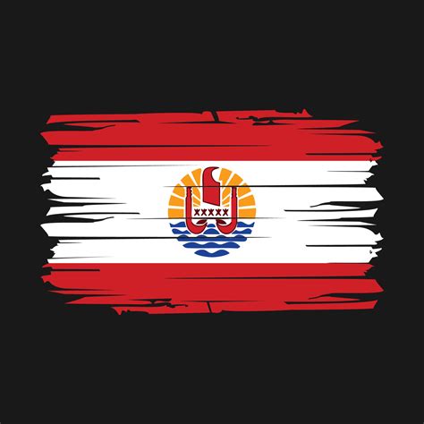 French Polynesia Flag Brush Vector 20396792 Vector Art at Vecteezy