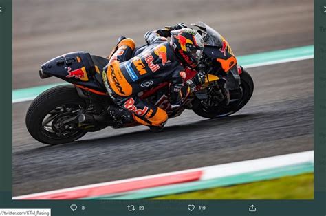 Meski Raih Podium Kedua Brad Binder Tak Ingin Disebut Sebagai Kandidat