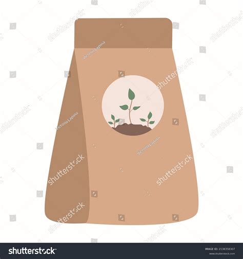 Packing Soil Plants Potting Soil Various Stock Vector Royalty Free