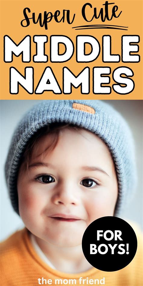 One Syllable Boy Names For First Or Middle Names In Cute