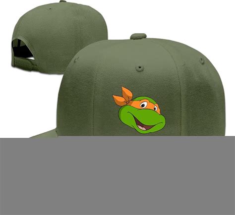 Teenage Mutant Ninja Turtles Adjustable Hat Flat Along Baseball Cap