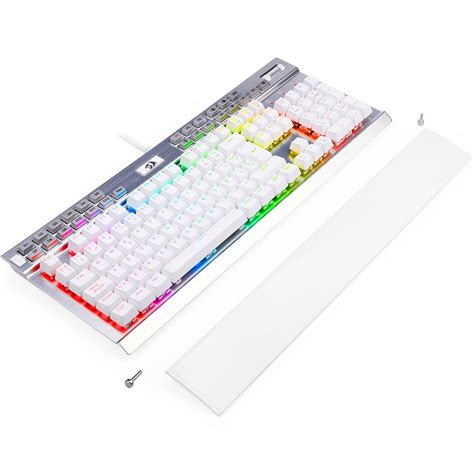 Teclado Redragon Yama White K W Rgb Mecanico Gaming Espa Ol