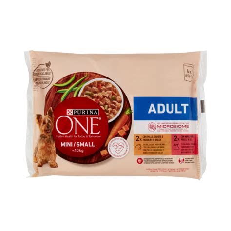 Purina One Mini Adult Sobres De Pollo Y Buey Para Perros Peque Os