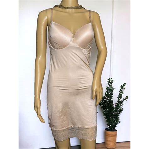 Spanx Intimates Sleepwear Spanx Assets Red Hot Label By Luxe Lean Firm Control Lace Slip