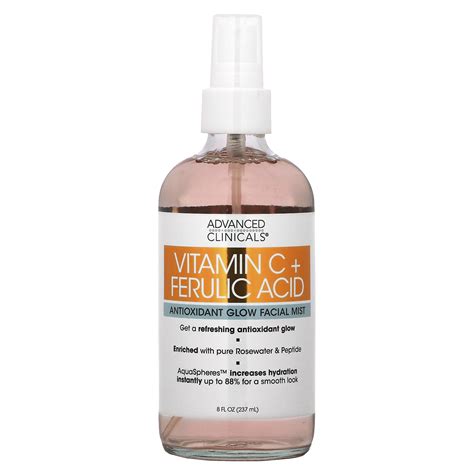 Advanced Clinicals Vitamin C Ferulic Acid Antioxidant Glow Facial