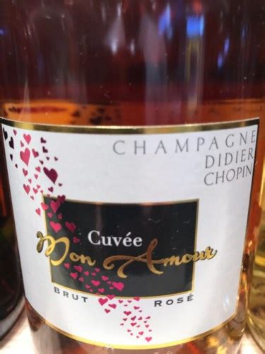 Didier Chopin Cuvée Mon Amour Brut Rosé Champagne Vivino