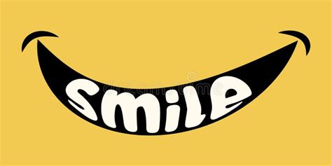 Sonrisa Logo Icono En Amarillo Fondo Vector Sonrisa Feliz Emoción