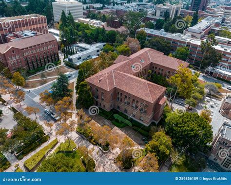 Aerial View Of The Royce Hall At The University Of California Los