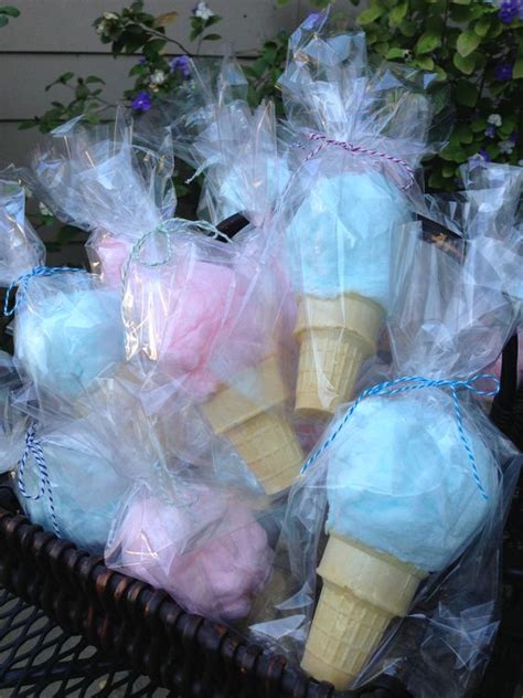 Cotton Candy Cones Party Favors Crafty Morning