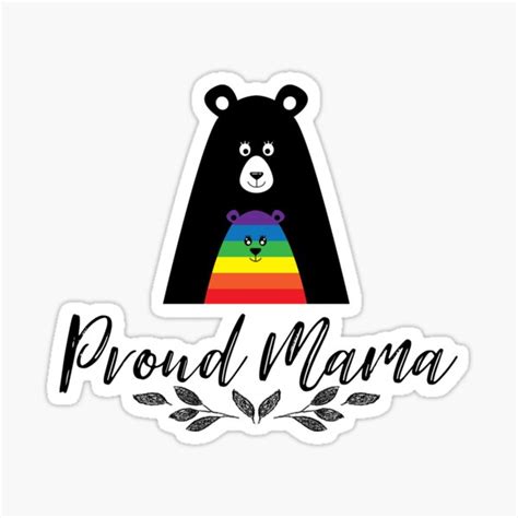 Proud Mama Bear Lgbt Stickers Redbubble