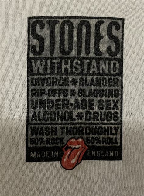 Vintage The Rolling Stones T Shirt Size Xl Br Gem