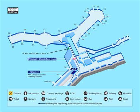 Vancouver BC Airport Map