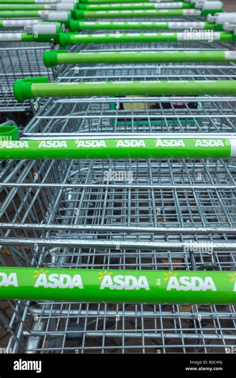 Asda shopping trolley hi-res stock photography and images - Alamy