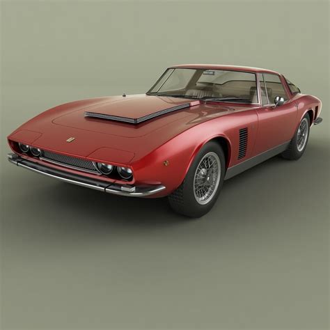 Iso Grifo Gl Series 2 Can Am 7 Litri 3d Model Cgtrader