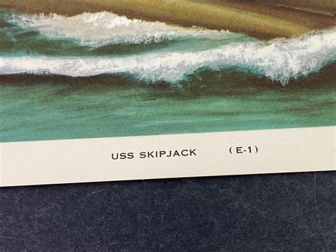 Vintage Uss Skipjack Submarine Print 4650596155