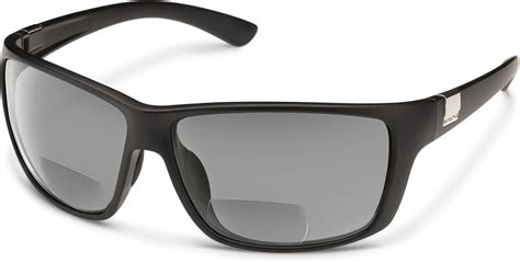 Suncloud Councilman Polarized Bi Focal Reading Sunglasses In Matte Black With Gr