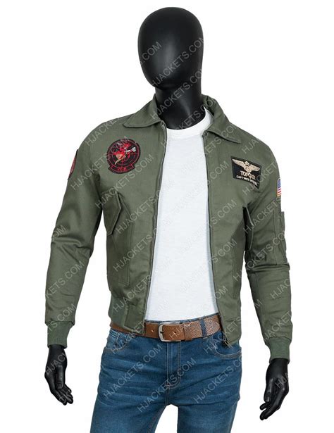 Top Gun Maverick MA-1 Leather Jacket | Hjackets