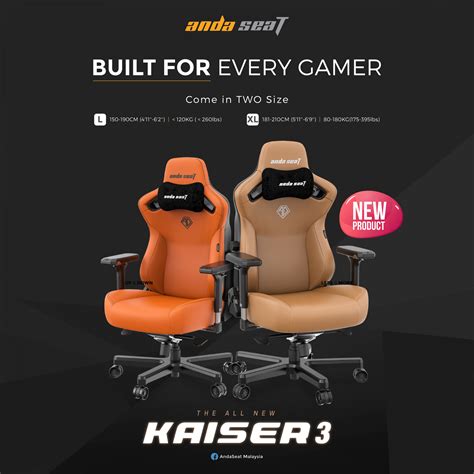 Anda Seat Gaming Chair Kaiser 3 Blaze Orange