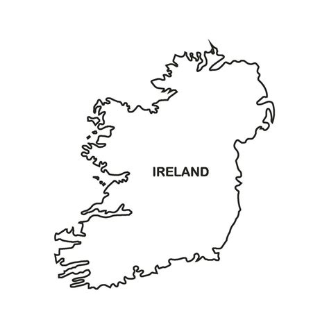 Ireland Map Icon 28151075 Vector Art At Vecteezy