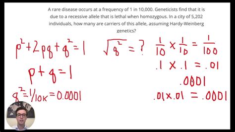 Practice Hardy Weinberg Problems With Answers Hardy Weinberg