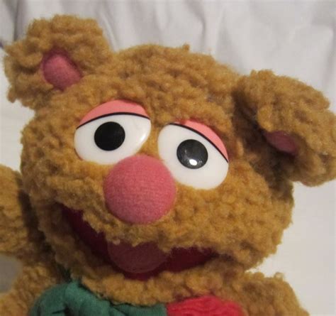 Items similar to Baby Fozzie Bear Plush Toy Sesame Street Animal Henson 1987 on Etsy