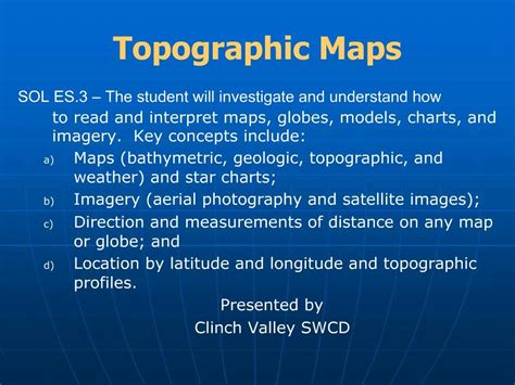 Ppt Topographic Maps Powerpoint Presentation Free Download Id256422