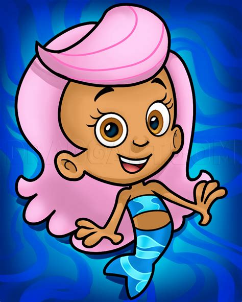 How To Draw Molly From Bubble Guppies Step By Step Drawing Guide By Dawn Artofit