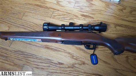 ARMSLIST - For Sale/Trade: Mossberg Patriot .308 Walnut Stock and Scope