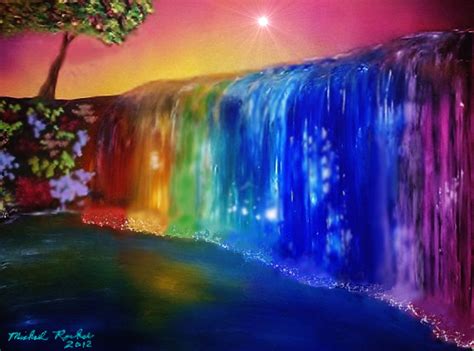 Desktop Wallpapers Waterfalls With Rainbow Wallpapersafari