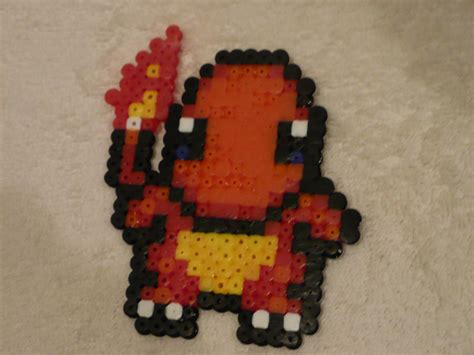 Perler Bead Charmander by Dragonshadower on DeviantArt