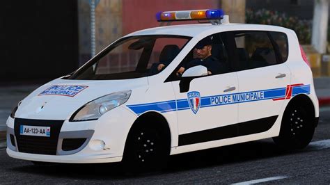 GTA LSPDFR Renault Scenic 3 Police Municipale 65 YouTube