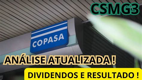 Csmg An Lise Completa Copasa O Que Voc Tem Que Saber Hora De