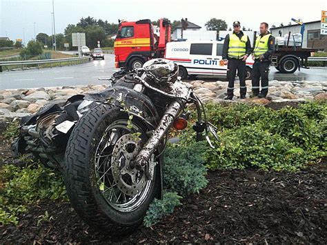 Motorsyklist Skadet I Ulykke