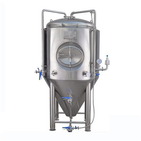 Vertical Stainless Steel Industrial Fermenter Capacity L To Kl