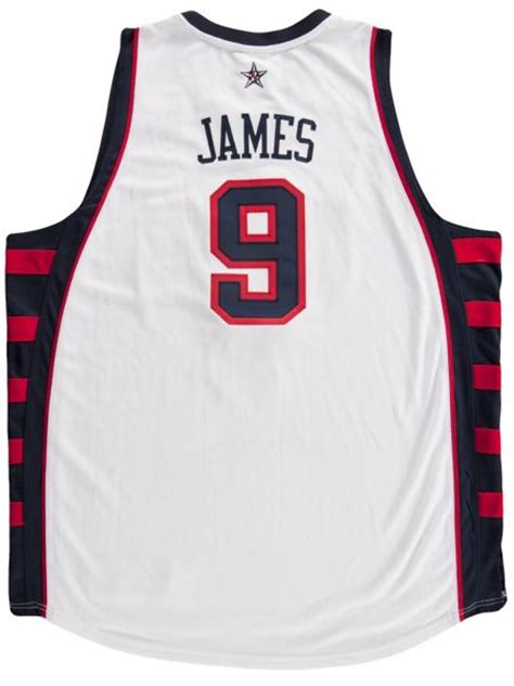 Lot Detail - Lebron James Autographed USA Olympic Jersey (Upper Deck Authenticated)