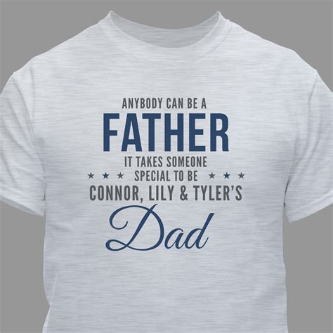 Personalized Dad T Shirt Father S Day Giftsforyounow