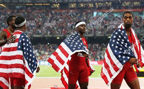 Left Tyson Gay Trayvon Bromell Mike Editorial Stock Photo Stock Image Shutterstock