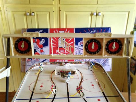 1964 Eagle Toys Nhl Stanley Cup Rod Table Hockey Gamecanadian Players