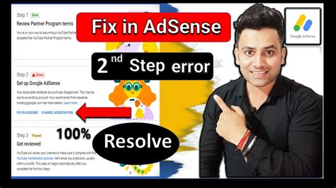 Fix In AdSense Problem Fix In AdSense Change Association AdSense