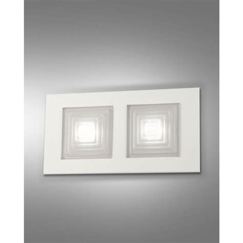 Applique Murale Fabas Luce Formia LED Blanc 3404 22 102 Lampe Fr