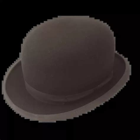 Black Fur Felt Bowler Hat With Hunting Pad Sweatband Christys London