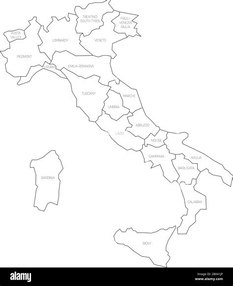 Em Geral Foto Mapa De Italia Blanco Y Negro Con Nombres Mirada